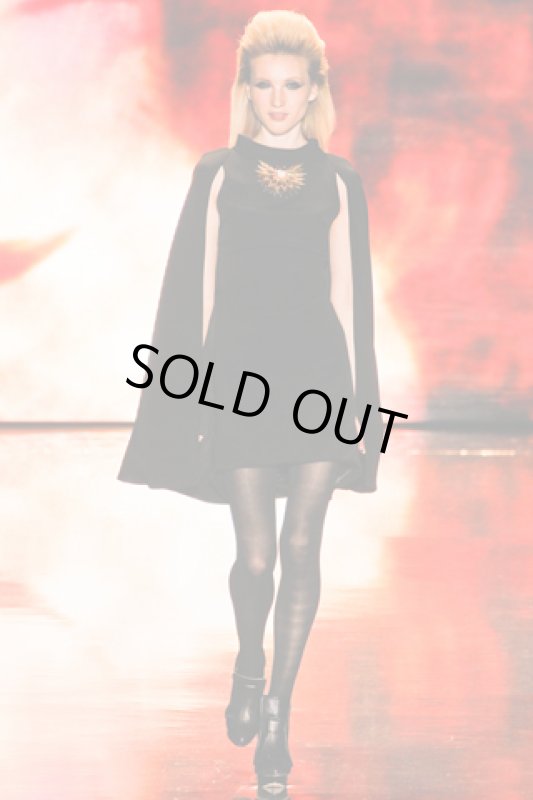 画像1: L.A.M.B. 　ブローチ付きケープドレス (1)