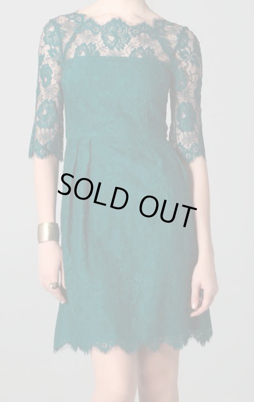 画像1: Milly   Celia Sleeve Dress    Peacock (1)