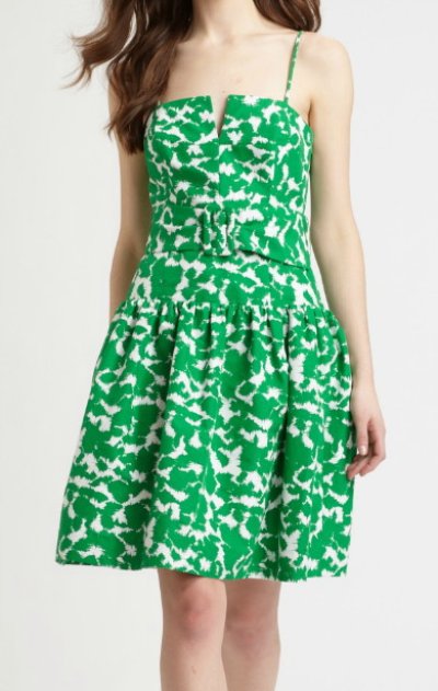 画像1: 【The Carrie Diaries、ドリット着用】Milly   Sarah Twirl Dress JADE