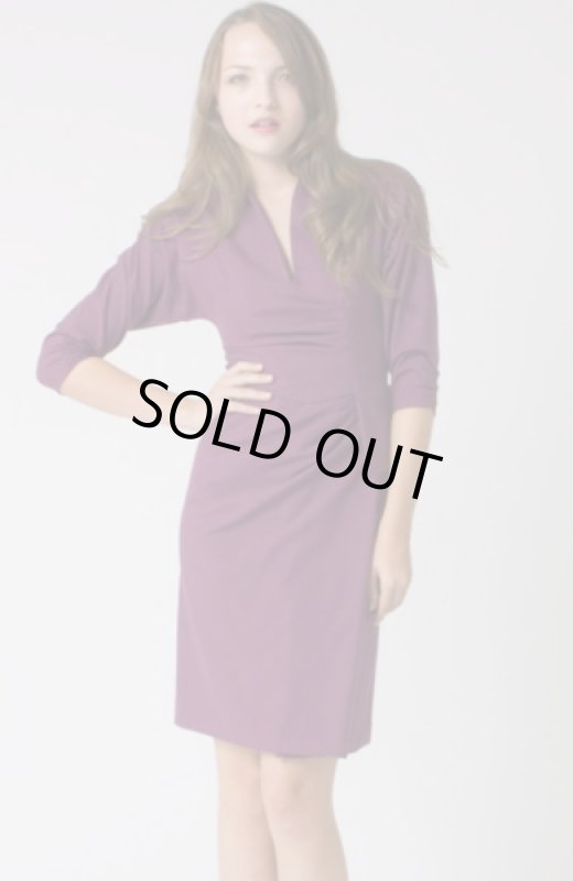 画像1: Black Halo　Donna Sheath Dress　DARK PEONY (1)