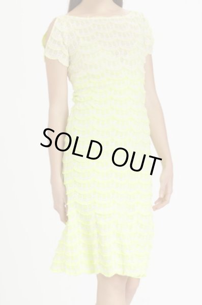 画像1: Nanette Lepore　　Homecoming Lace Dress　Citron (1)