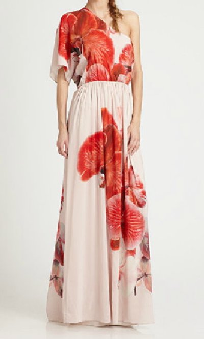 画像2: Alice+Olivia     Robin One-Sleeve Maxi Dress