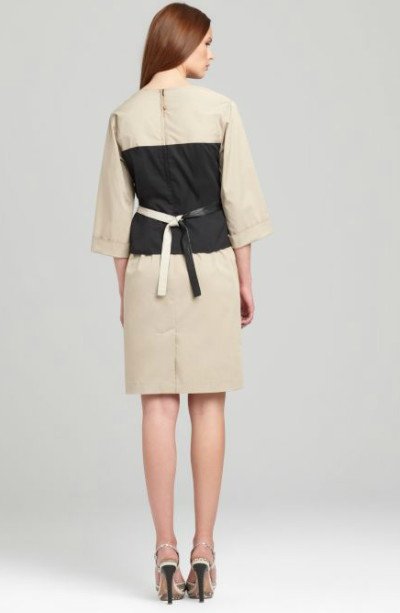 画像1: Elie Tahari    Chiles Poplin Dress