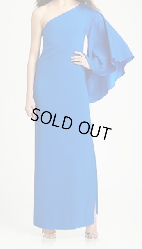 画像1: Nicole Miller　ワンショルダーベルスリーブドレス (1)