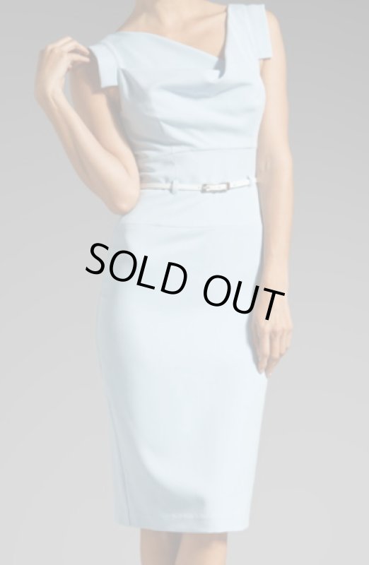 画像1: Black Halo　　 Jackie O Dress   Baby Blue (1)