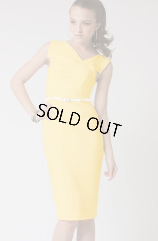 画像1: Black Halo　　 Jackie O Dress 　Sunburst (1)