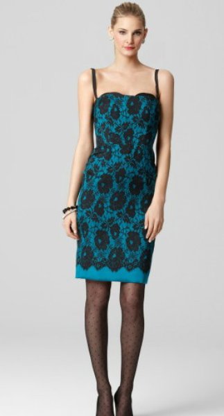 画像1: 【ヴァンサンカン掲載】Milly    Genevieve Strap Dress  TEAL (1)