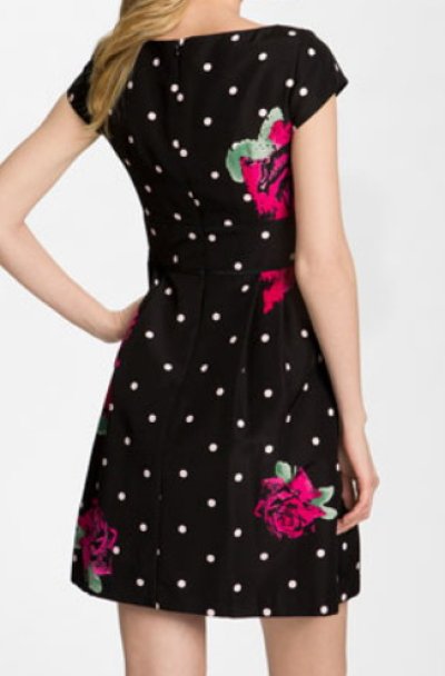 画像1: Nanette Lepore 　　Bouquet　Print Dress