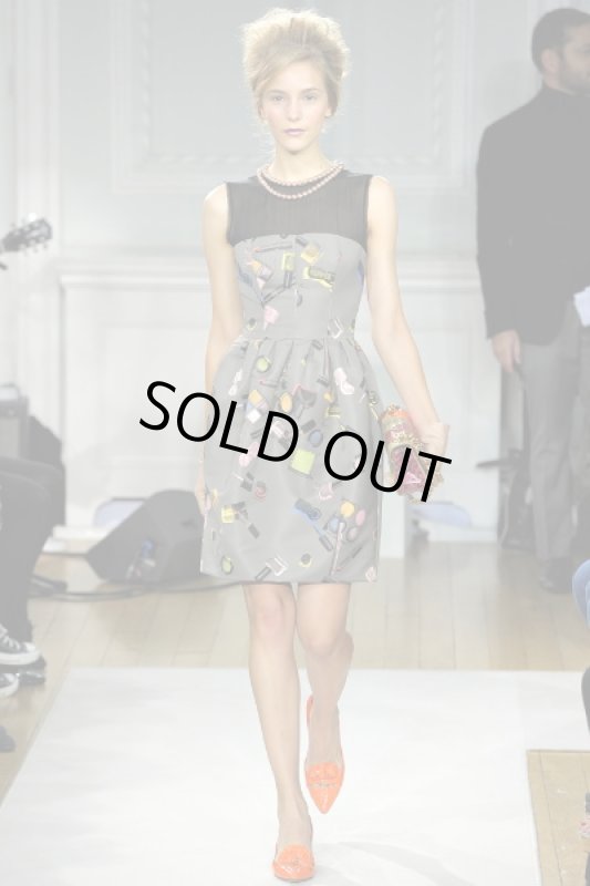 画像1: 【GLAMOUR掲載、少女時代・スヨン着用】Moschino Cheap&Chic　ネックレス付きプリントドレス (1)