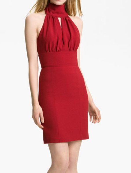 画像1: Rachel Zoe     Ivy  Pintuck Halter Dress (1)