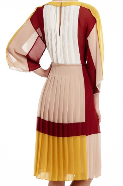 画像1: 【ヴァンサンカンウエディング掲載】BCBG MAXAZRIA    Gwenna Colorblock Dress 