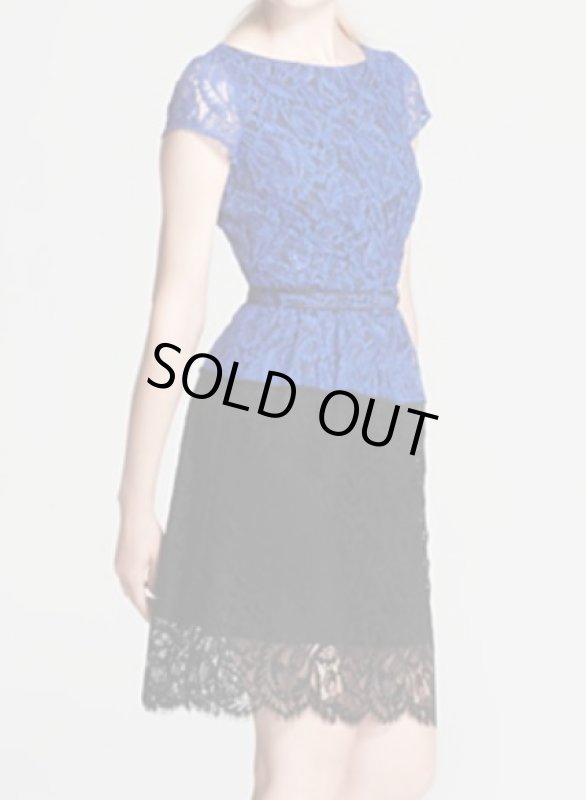 画像1: 【ヴァンサンカン掲載】nanette lepore　　 CHI-LITES DRESS　サファイア (1)