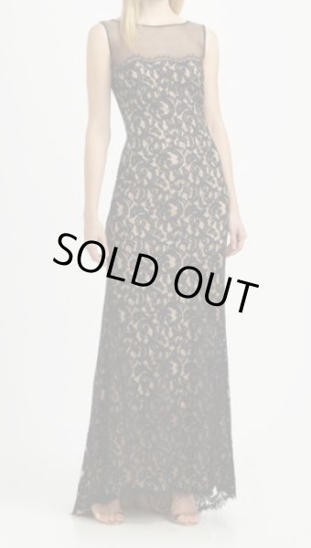 画像1: Tadashi Shoji     Lace Gown ブラック (1)