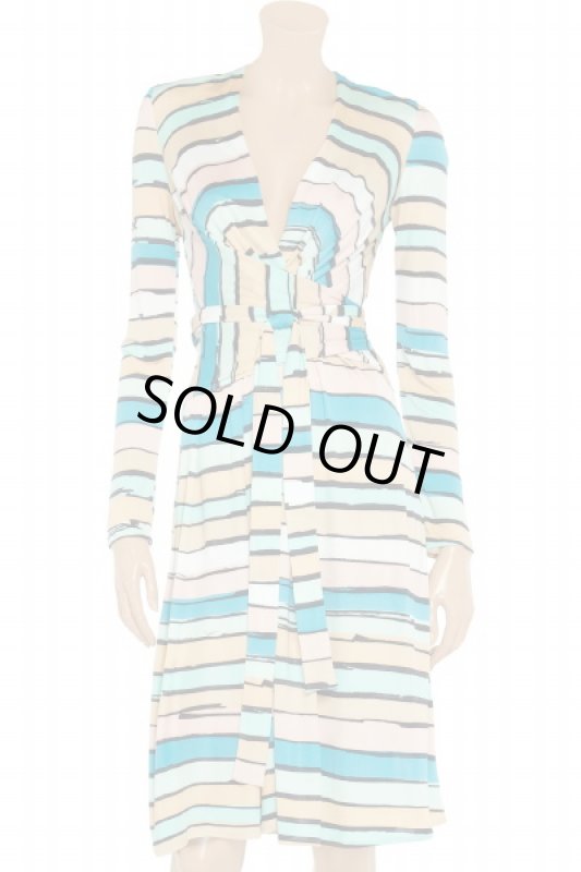 画像1: Issa London　ストライプジャージードレス (1)