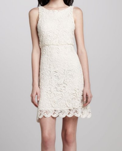 画像1: Alice + Olivia   アリスアンドオリビア Ingrid Crochet Dress