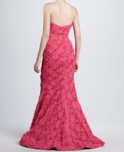 画像1: ML Monique Lhuillier     Soutache Mermaid Gown 