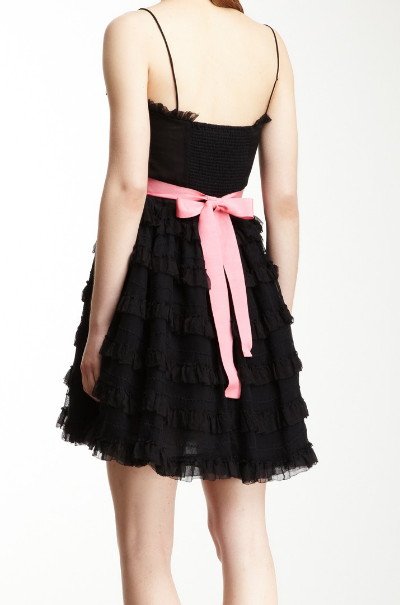 画像1: Red Valentino　レイヤーラッフルドレス 