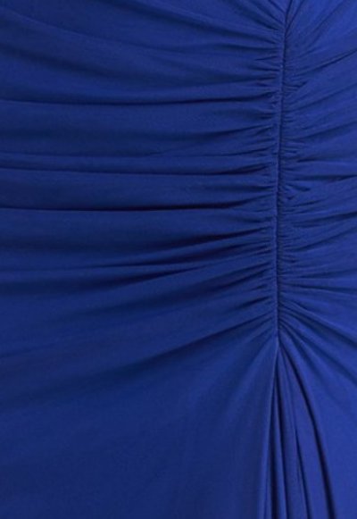 画像2: Tadashi Shoji 　アシンメトリックギャザーロングドレス  MARINA ブルー系
