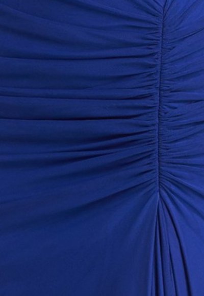 画像2: Tadashi Shoji 　アシンメトリックギャザーロングドレス  MARINA ブルー系