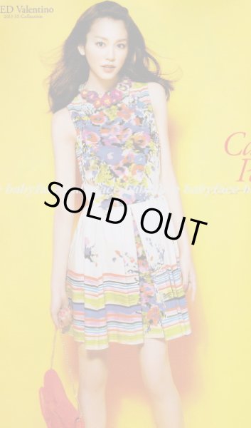 画像1: 【ヴァンサンカン掲載、Camilla Belle愛用】RED Valentino　　　Cotton Flower Bouquet-Print Dress (1)