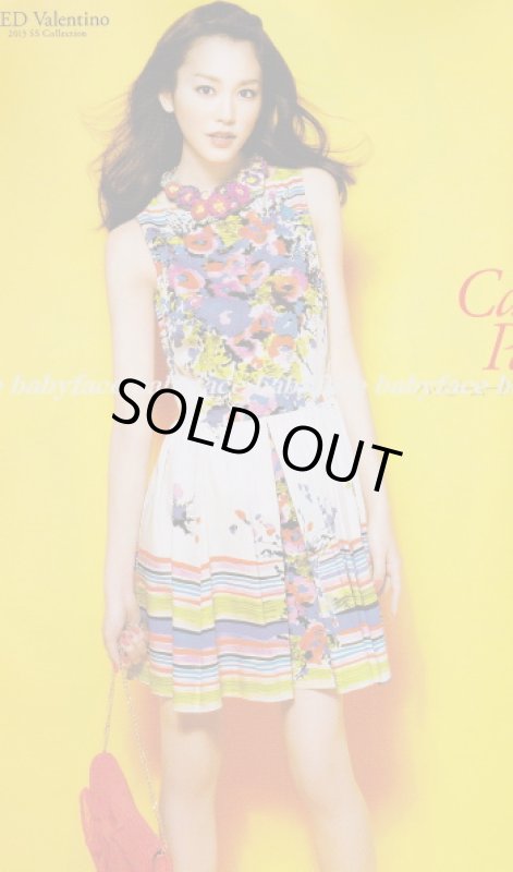 画像1: 【ヴァンサンカン掲載、Camilla Belle愛用】RED Valentino　　　Cotton Flower Bouquet-Print Dress (1)