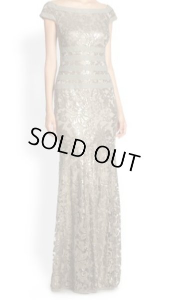 画像1: Tadashi Shoji    Sequined Lace Gown (1)