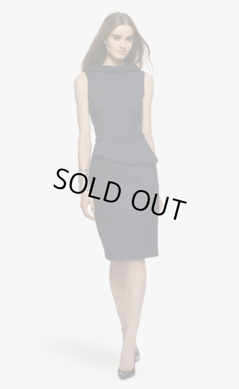 画像1: 【Regina King愛用】David Meister　プリーツペプラムドレス (1)