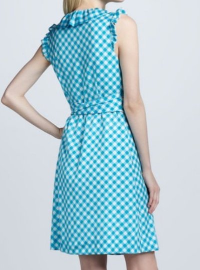 画像2: Kate Spade New York　　 Gingham Aubrey Wrap Dress 