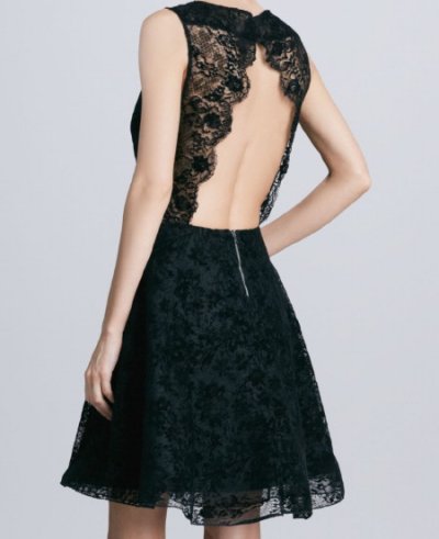 画像2: 【Domani表紙、グリッター掲載】Alice+Olivia   Natalia Open-Back Lace Dress