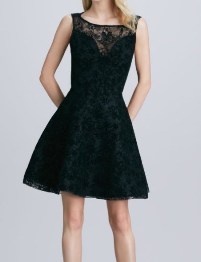 画像1: 【Domani表紙、グリッター掲載】Alice+Olivia   Natalia Open-Back Lace Dress