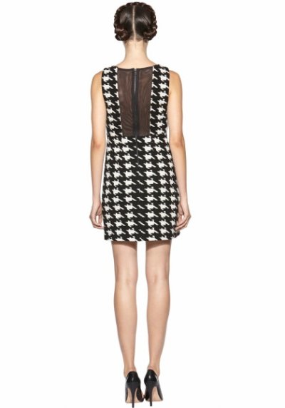 画像2: 【パリスヒルトン愛用】Alice + Olivia　　Everleigh Houndstooth A-Line Dress