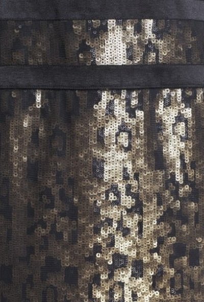 画像2: 【木佐彩子さんご着用】Tadashi Shoji     Illusion Sequin Sheath Dress ブラック