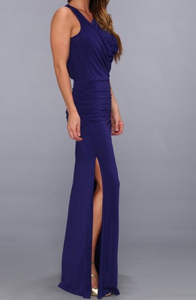 画像2: BCBG MAXAZRIA     Nicole Draped Neck Gown 