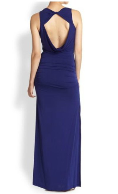 画像3: BCBG MAXAZRIA     Nicole Draped Neck Gown 