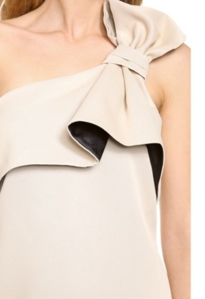 画像2: Halston Heritage 　　One Shoulder Bow Dress 