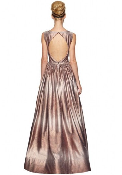 画像2: 【Betsy Brandt愛用】alice + olivia　　Caddie Flare Open Back Gown 