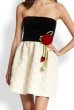 画像1: 【ローラさん着用、ヴァンサンカン掲載】RED Valentino　　Rose-Detail Velvet/Jacquard Dress　 (1)