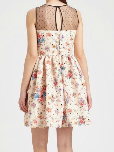 画像1: 【Leslie Mann愛用】RED Valentino レットバレンティノ　Floral Print Dress