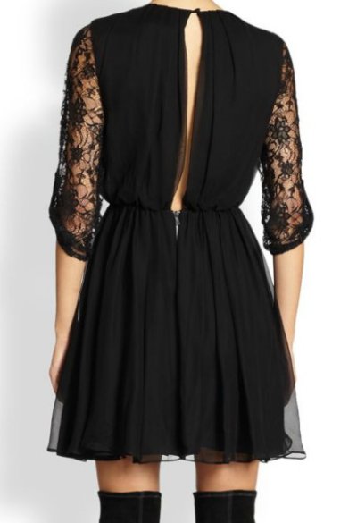 画像1: 【ドラマ使用】Alice + Olivia     Conan Lace-Sleeve Dress