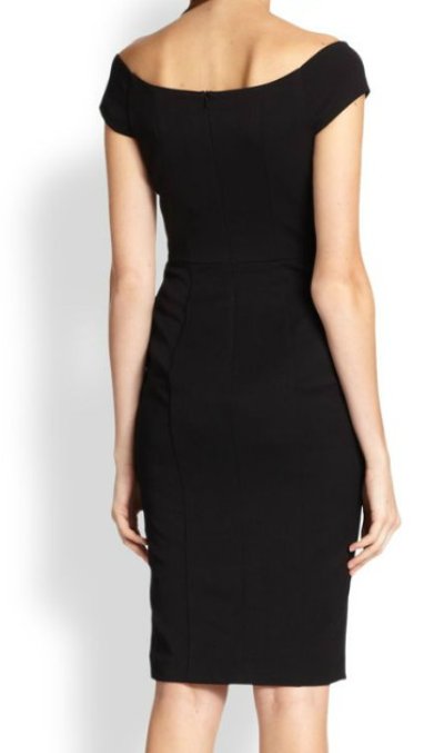 画像1: Black Halo    Riya Sheath Dress