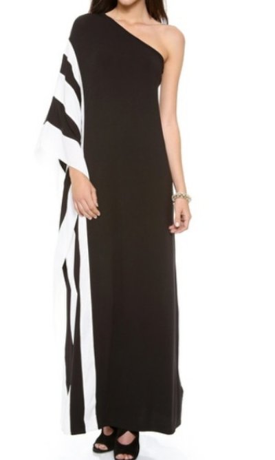 画像1: 【レイチェル・ゾー愛用】Rachel Zoe　　　Azur One Shoulder Maxi Dress 