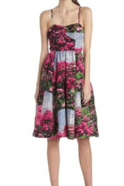 画像3: 【サラ・ジェシカ・パーカー愛用】Tracy Reese     Rhododendron Printed Strapless Dress 