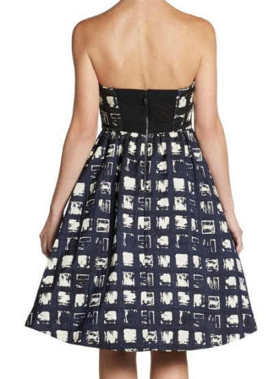 画像2: 【Bella Thorne、　Mena Suvari愛用】Alice + Olivia 　　Lan Strapless Printed Dress