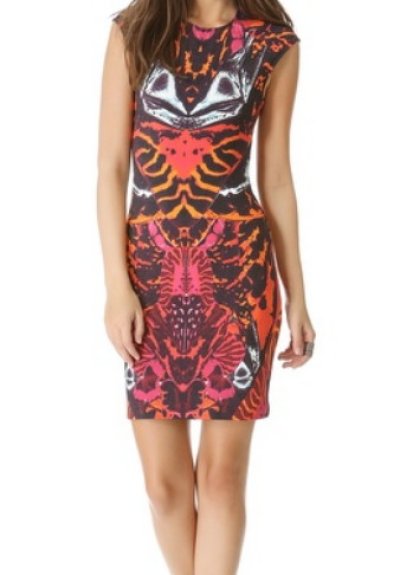 画像1: 【The Carrie Diaries、キャリー着用】McQ Alexander McQueen 　Mirror Print Dress