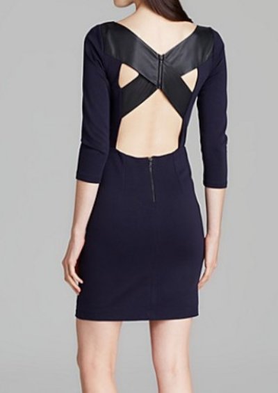 画像1: 【ARROW、フェリシティ着用】Alice + Olivia 　Xenah Cross Detail Dress 