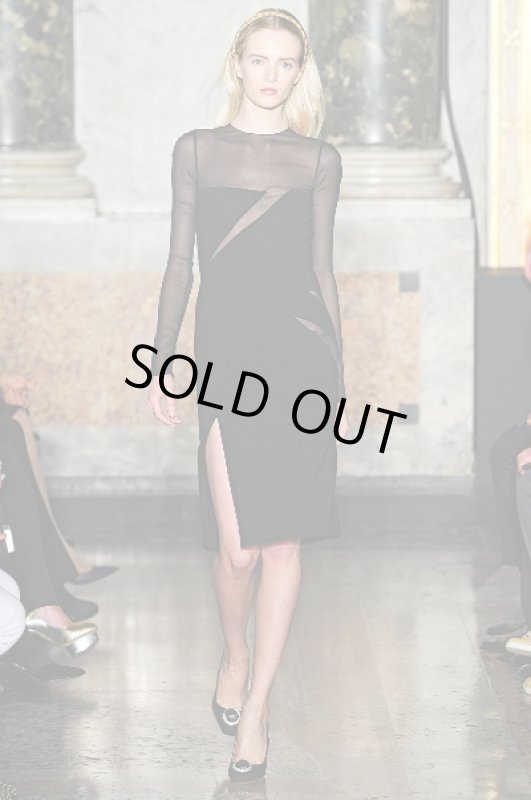 画像1: 【エヴァ・ロンゴリア、Tess Daly愛用】EMILIO PUCCI　　メッシュパネルドレス (1)