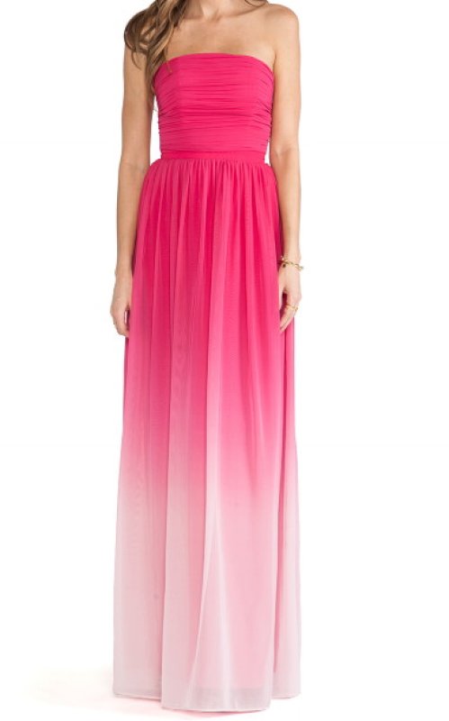 画像1: ERIN by Erin Fetherston     Isabelle Gown     Fuchsia  07021 (1)