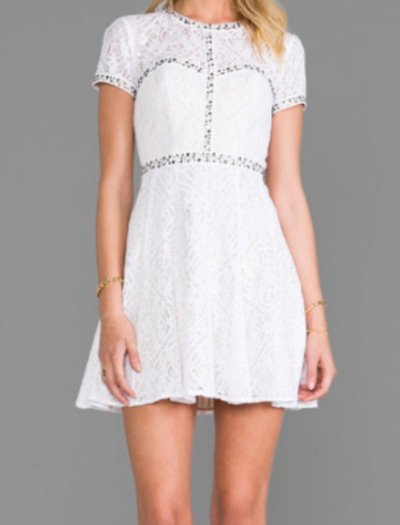 画像1: 【Giuliana Rancic愛用】BCBGMAXAZRIA 　　 Gill Embellished Lace Dress 