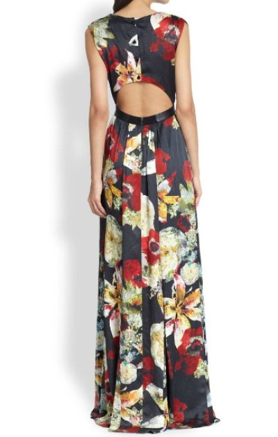 画像3: 再販売セール！【リベンジ使用、エミリー着用】Alice+Olivia    Triss Floral Maxi Dress  04271