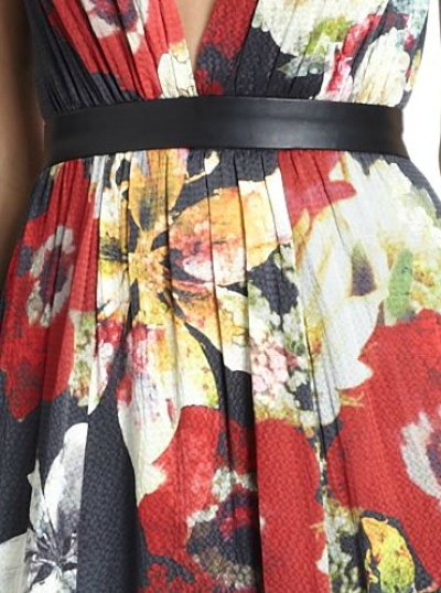 画像2: 再販売セール！【リベンジ使用、エミリー着用】Alice+Olivia    Triss Floral Maxi Dress  04271